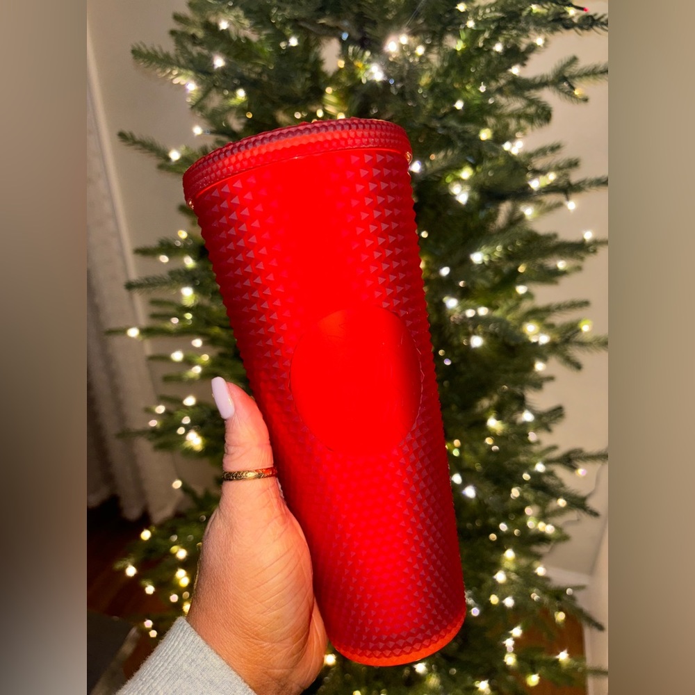 Starbucks Studded Bling in Red 24oz  Venti Tumbler